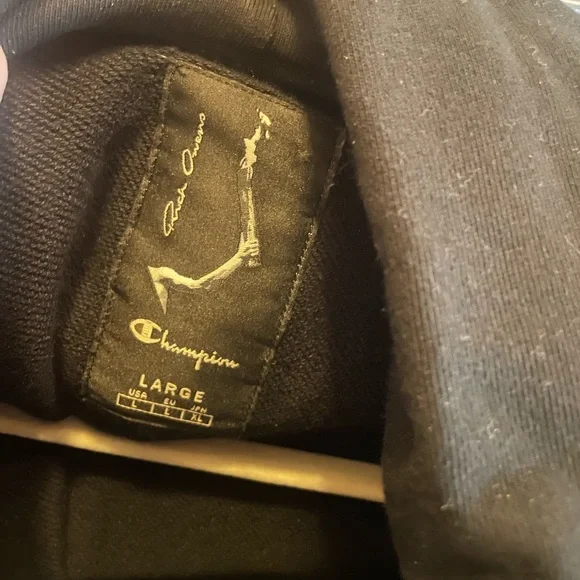 Rick Owens x Champion Men’s Hoodie Size L - Picture 5 of 6